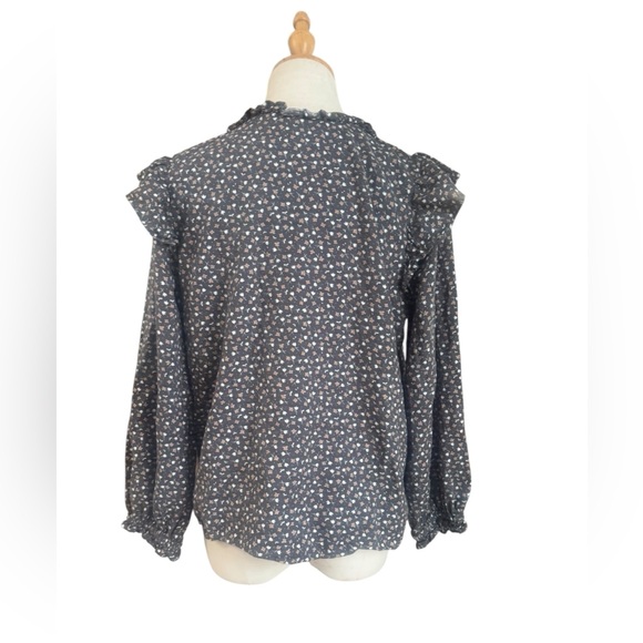 Rylee + Cru Ditsy Roony blouse sz medium - Picture 3 of 10